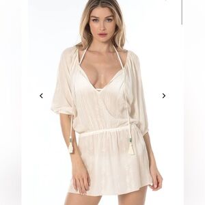 Becca by Rebecca Virtue Desert Vibe Swim Cover Up
Tunic Natural Size M
